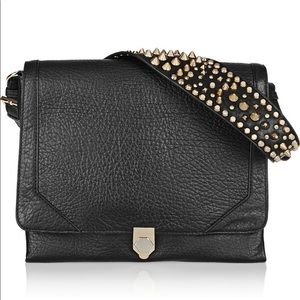 Rebecca Minkoff | Jax Leather Studded Shoulder Bag